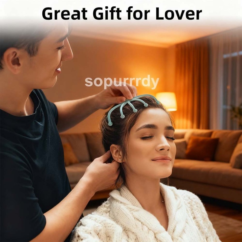 Custom Handheld Massager Factory - Portable SPA Scalp Scrubber Stress Relief Tool