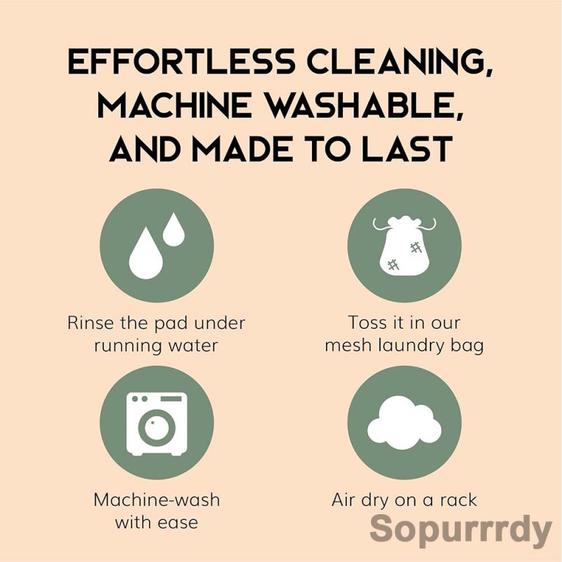 Custom Makeup Remover Pads Manufacturer - Reusable Bamboo Cotton Pads with Laundry Bag