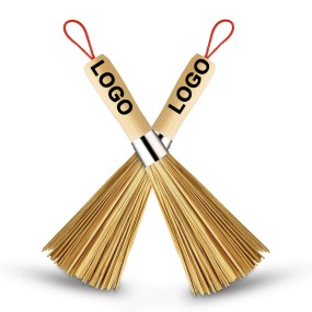 Custom Bamboo Brush Manufacturer - Dish Scrub Pot Pan Cleaning Brush Set