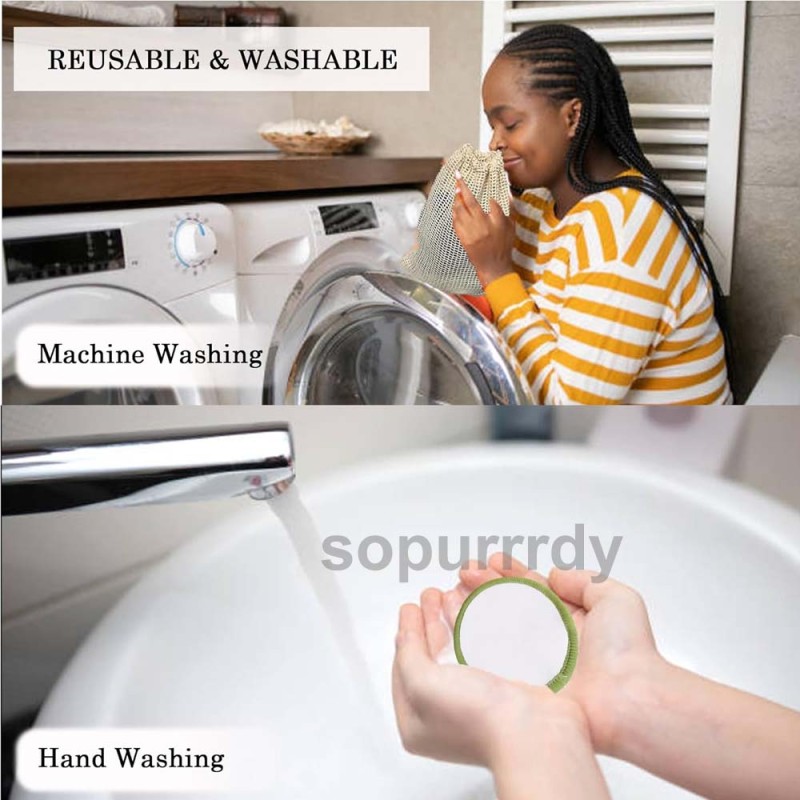 Custom Makeup Remover Pads Manufacturer - Reusable Bamboo Organic Face Cleansing Pads