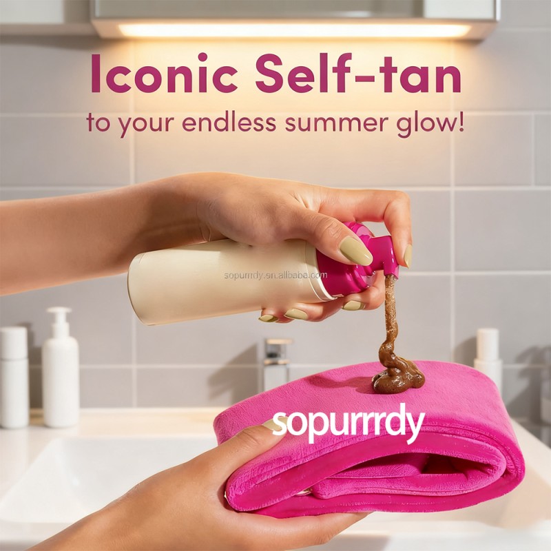 Custom Tanning Mitt Factory - Self Tanning Glove with Thumb Ultra Soft Mitt