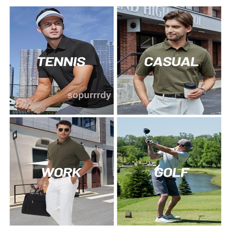 Custom Polo Shirt Manufacturer - Solid Color Classic Fit Moisture Wicking Polo