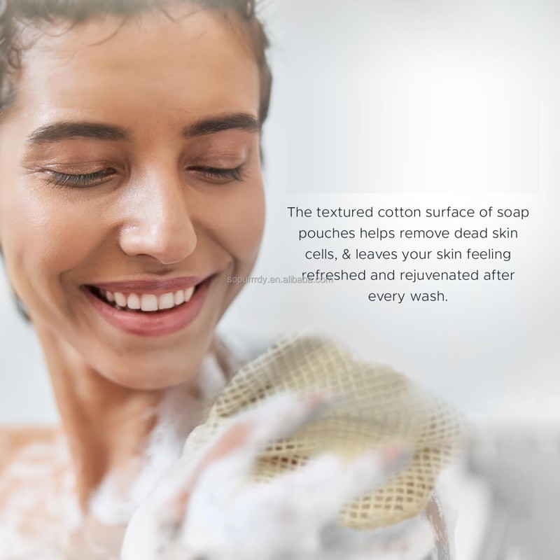 Custom Soap Pouch Manufacturer - Travel Mesh Soap Bar Loofah Shower Holder Set