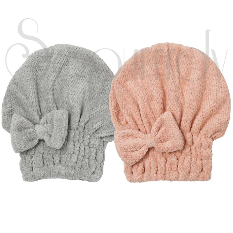 Custom Hair Cap Manufacturer - Microfiber Hair Towel Cap Post-Shower Drying Cap