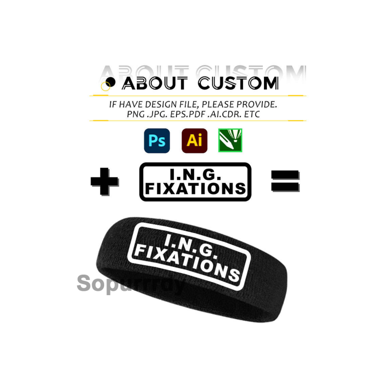 Custom Sports Headband Manufacturer - Unisex Cotton Terry Clath Athletic Headband