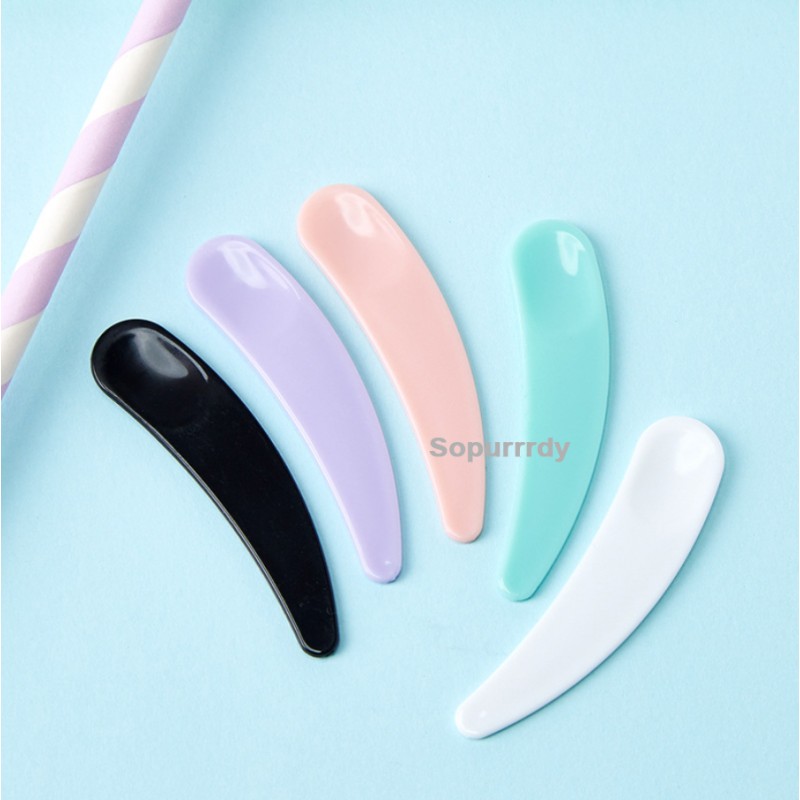 Custom Cosmetic Spatula Manufacturer - Plastic Mini Cream Scoop Disposable Spatula