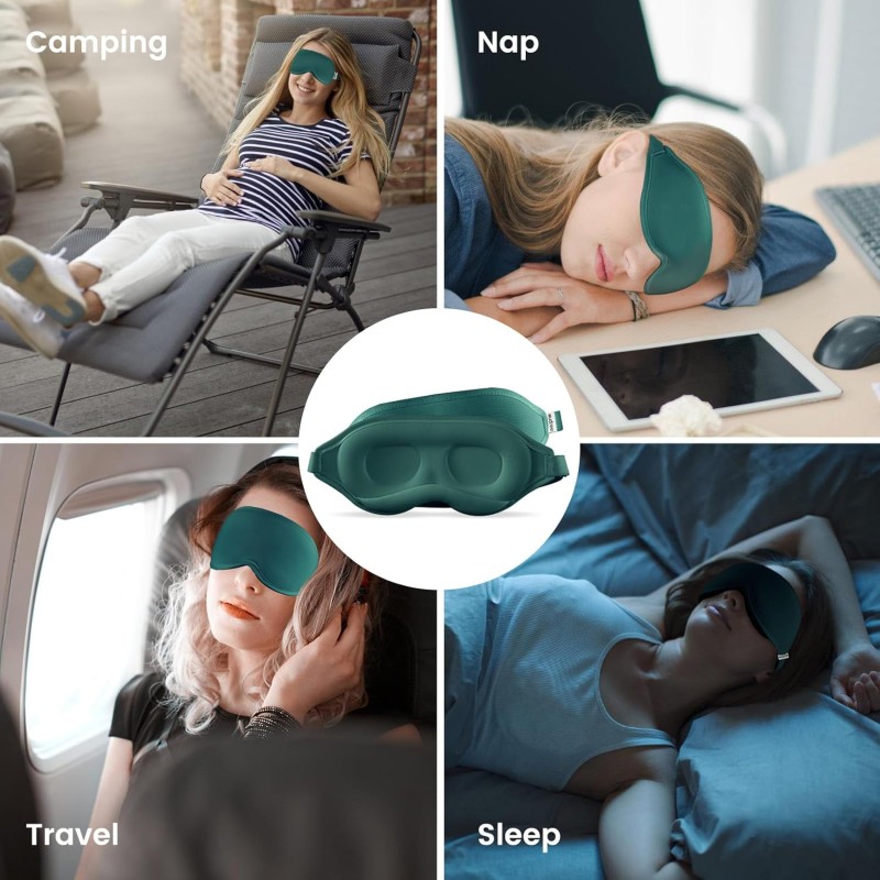 Custom Sleep Mask Manufacturer - 3d Contoured Light Blocking Sleeping Eye Mask