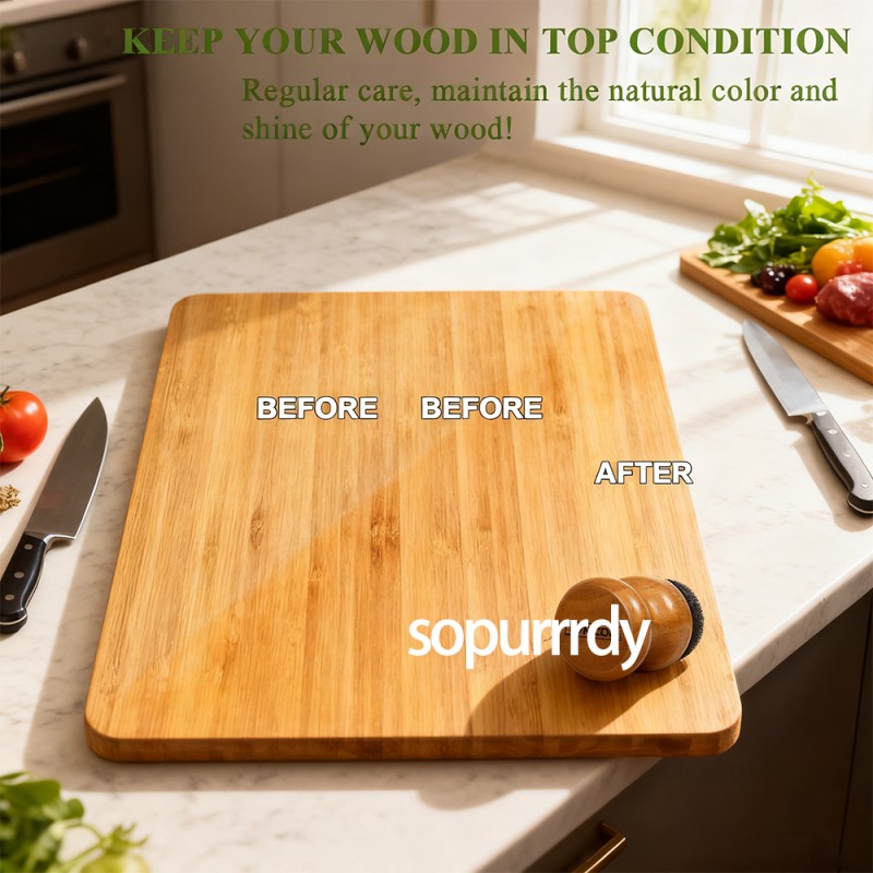 Custom Applicator Set Factory - Cutting Board Oil Wax Wooden Applicator Kit