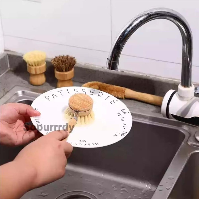 Custom Cleaning Brush Set Factory - Bamboo Sisal Palm Eco Friendly Brush Set