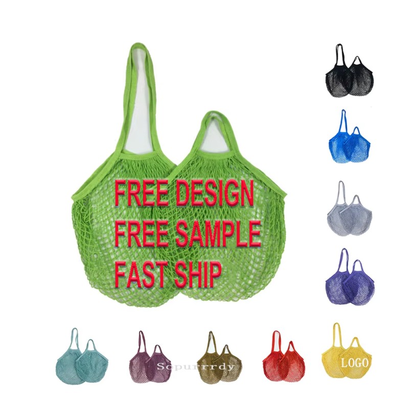 Custom Mesh Bag Manufacturer - Reusable Washable Net String Grocery Organizer Bag