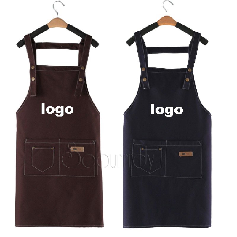 Custom Chef Apron Manufacturer - Wholesale Waterproof Canvas Cooking Apron