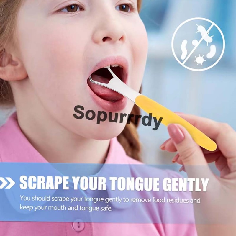 Custom Tongue Scraper Manufacturer - 304 Stainless Steel Double Sided Tongue Plate