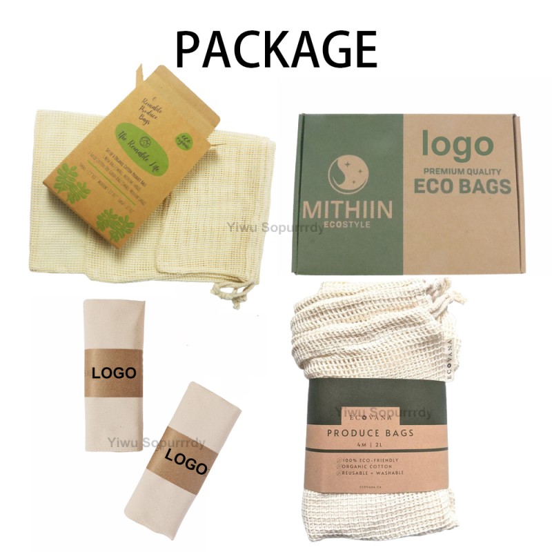 Large Mesh Bag Factory - Reusable Cotton Net String Grocery Produce Bag