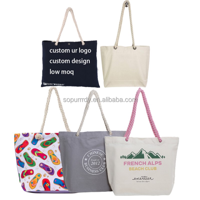 Custom Tote Bag Manufacturer - Heavy Duty Blank Cotton Canvas Shopping Bag