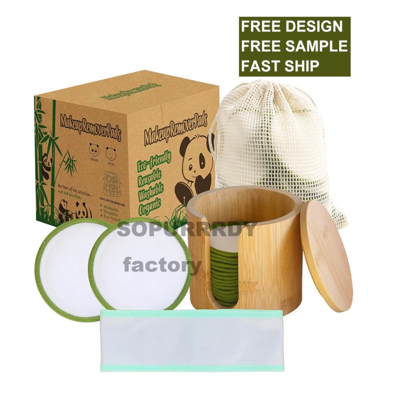 Custom Makeup Pads Factory - Private Label Hemp Cotton Bamboo Remover Pads