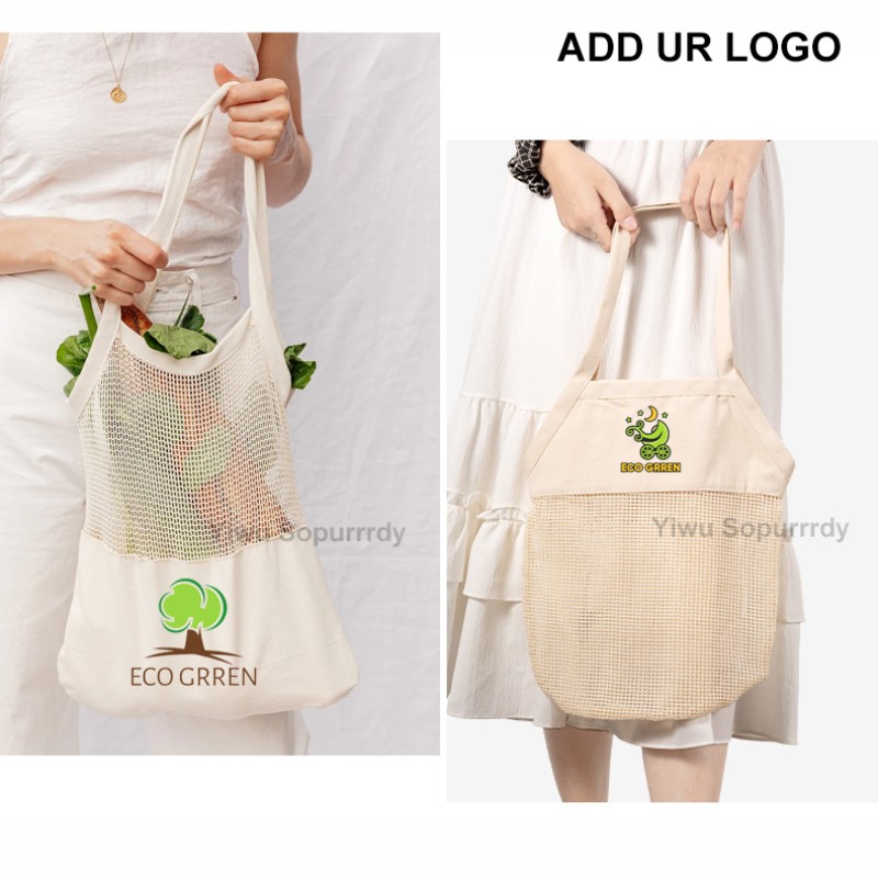 Large Mesh Bag Factory - Reusable Cotton Net String Grocery Produce Bag
