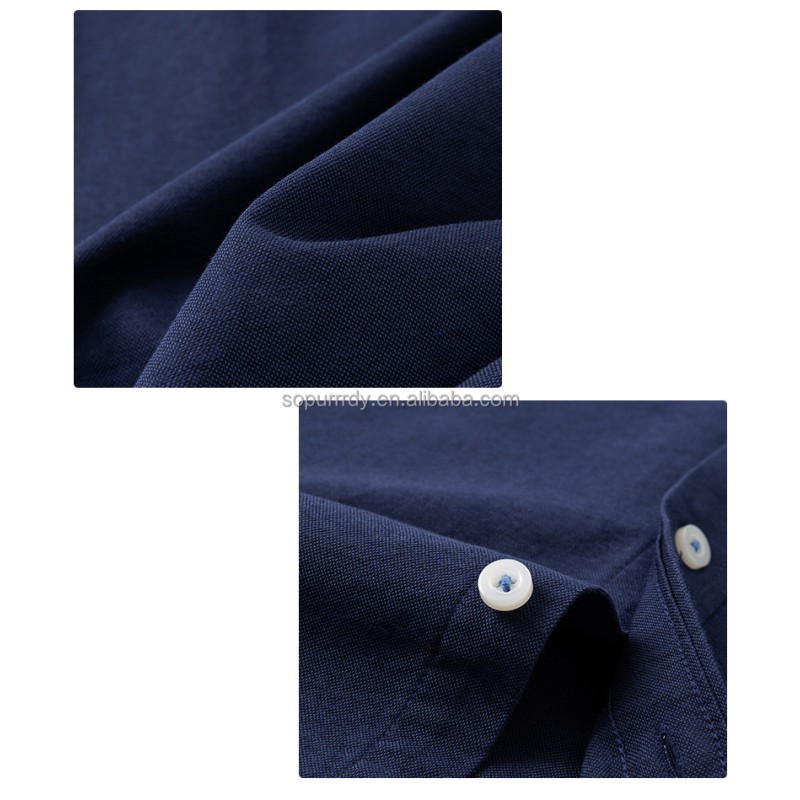 Custom Shirt Manufacturer - Men's Party Gift Sleeve Oxford Button Down Tops