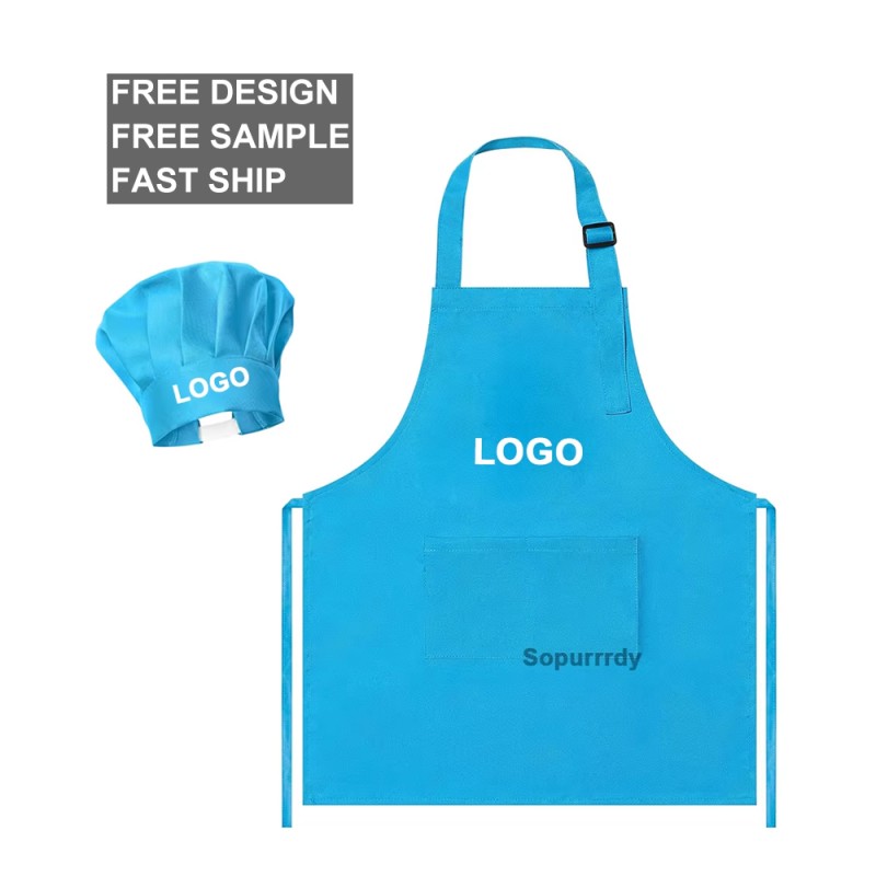 Custom Kids Apron Set Factory - Personalized Art Smock Painting Apron Set