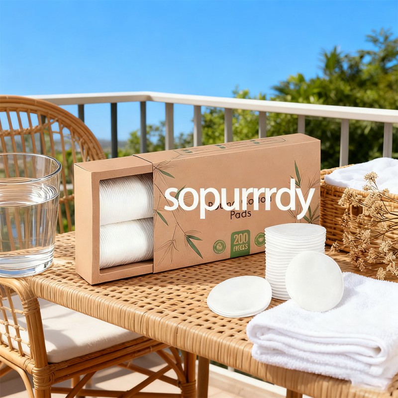 Custom Makeup Wipes Factory - 100% Cotton Reusable Makeup Remover Pads