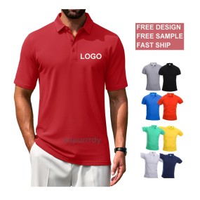 Custom Polo Shirt Manufacturer - Solid Color Classic Fit Moisture Wicking Polo