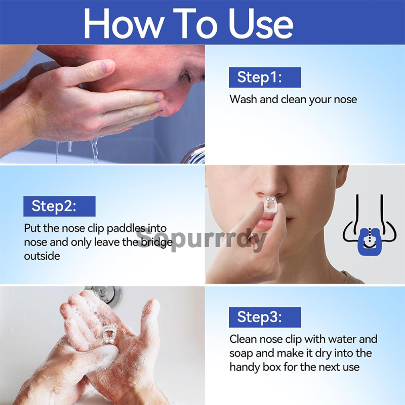 Custom Anti Snoring Device Factory - Silicone Magnetic Nose Clip Snoring Relief Aid