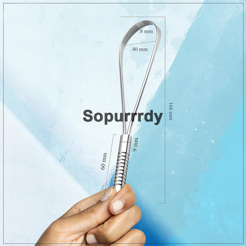 Custom Tongue Cleaner Factory - 100% Stainless Steel Tongue Brush Oral Care Tool