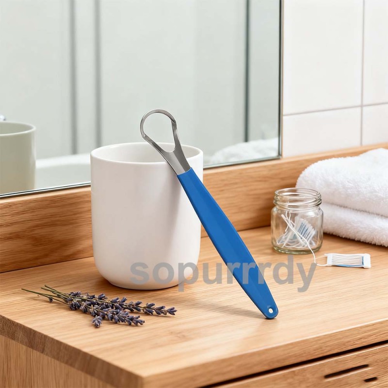 Custom Tongue Scraper Manufacturer - 304 Stainless Steel Double Sided Tongue Plate