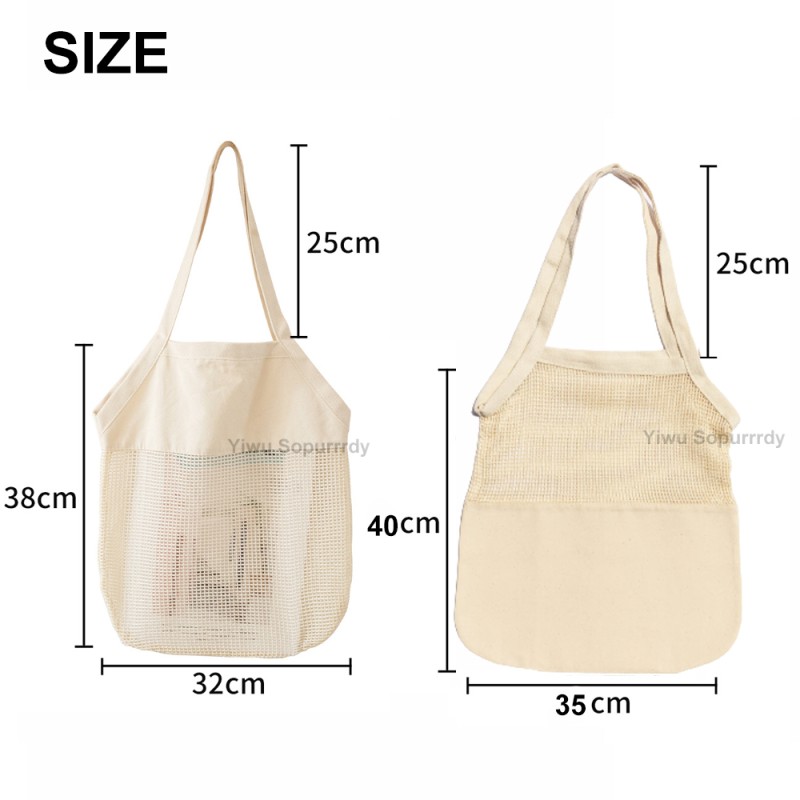 Large Mesh Bag Factory - Reusable Cotton Net String Grocery Produce Bag