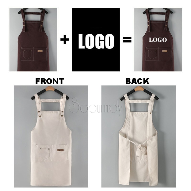 Custom Chef Apron Manufacturer - Wholesale Waterproof Canvas Cooking Apron