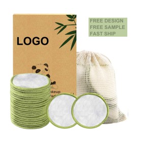 Custom Makeup Remover Pads Manufacturer - Reusable Bamboo Organic Face Cleansing Pads