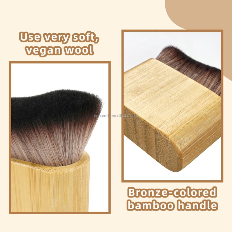 Custom Tanning Brush Manufacturer - Large Kabuki Body Makeup Powder Brush