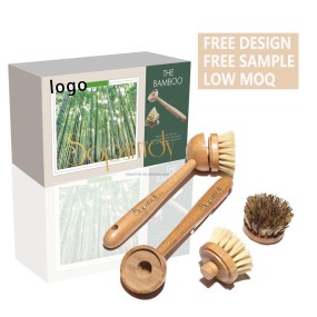 Custom Scrub Brush Factory - Eco Friendly Bamboo Handle Sisal Dish Brush