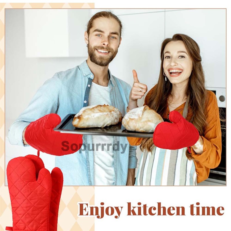 Custom Oven Gloves Manufacturer - Thickened Heat-insulating Microwave Oven Gloves
