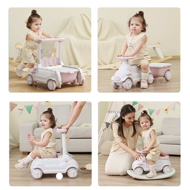 Sliding Car - Musical with Storage Basket