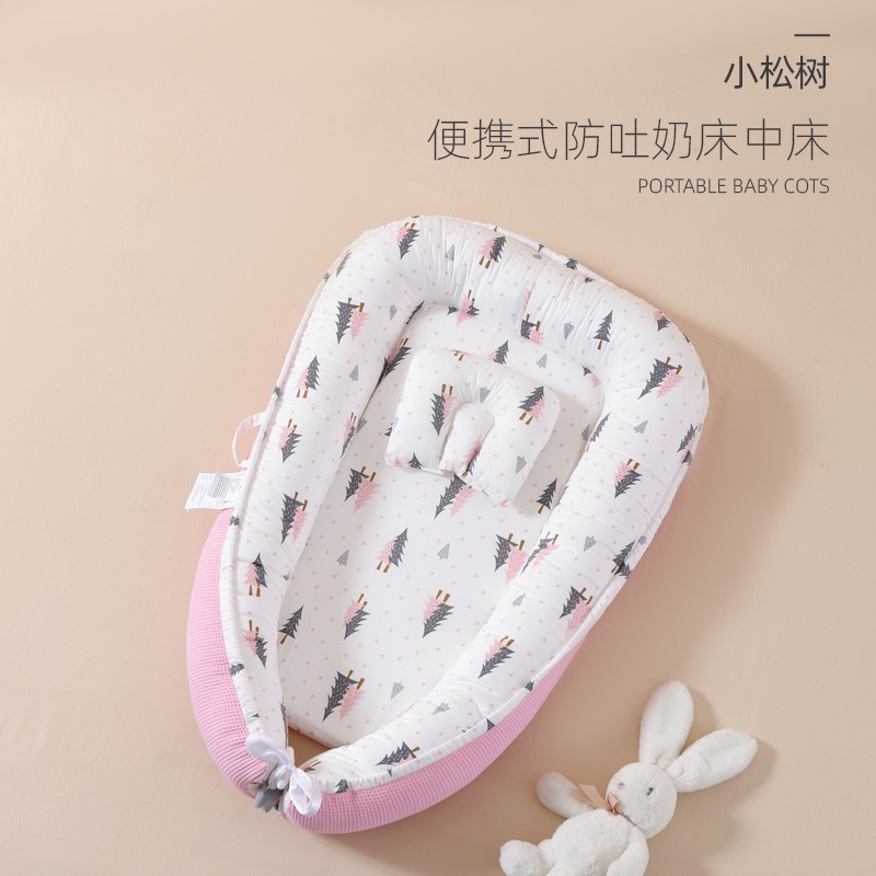 Baby Bedside Crib - High Elastic Cotton Filling