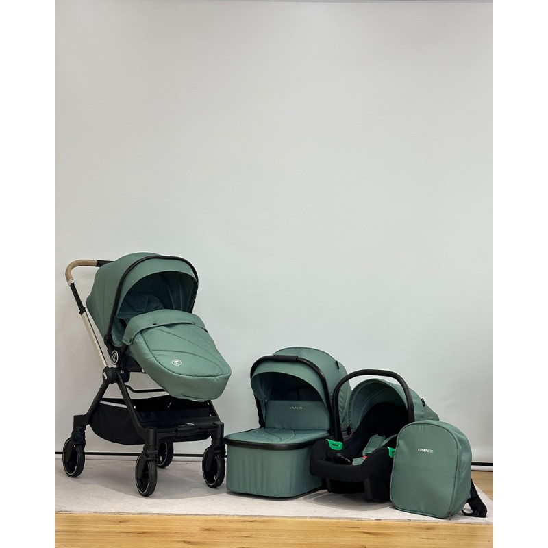 2 in 1 Stroller - Adjustable with Footmuff