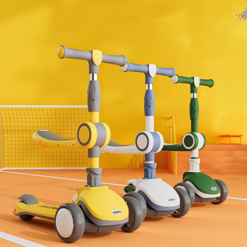 Foldable Scooter - Three Wheels Push Toy