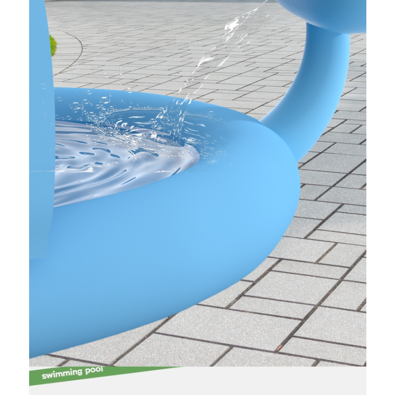 Inflatable Pool - Whale Shape Canopy for Kids