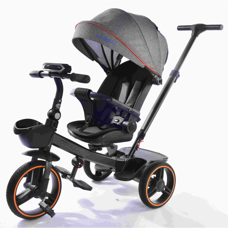 Multifunctional Tricycle - Reclining Seat Music