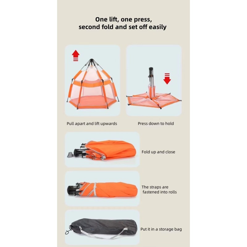 Baby Playpen - Lightweight Indoor Outdoor