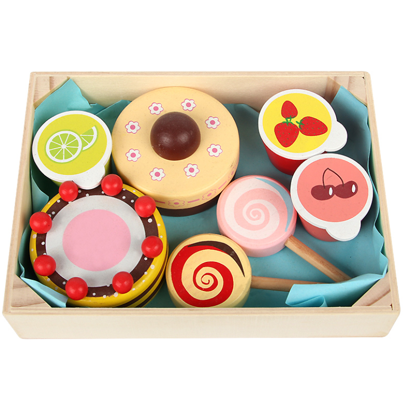 Play Food Set - Cutting Pretend Kitchen Toy