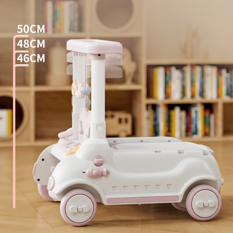 Sliding Car - Musical with Storage Basket