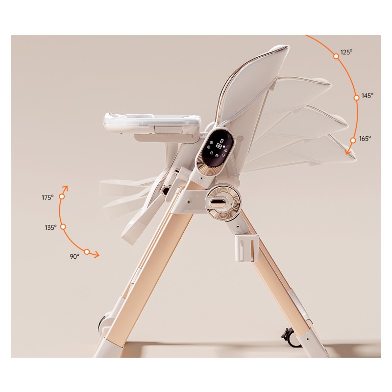 2 in 1 High Chair - Convertible Bassinet