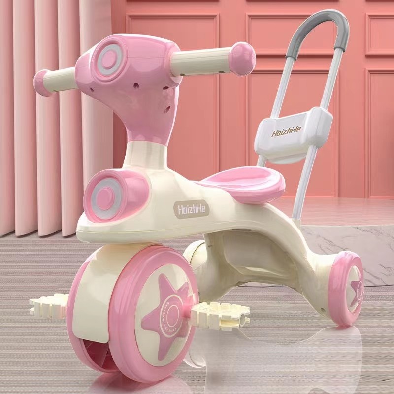 Tricycle - with Push Handle Design