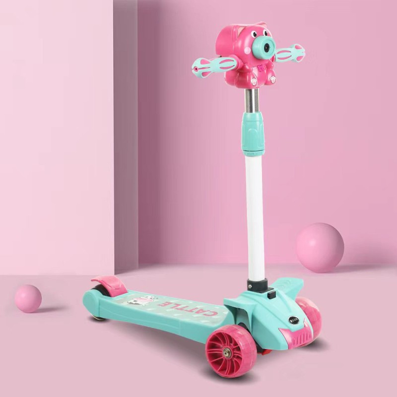 Portable Scooter - Three PU Wheels Vehicle