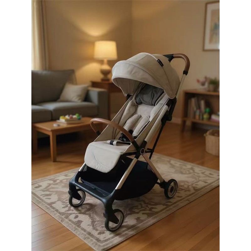 Premium Stroller - 4 Canopy Sand Finish