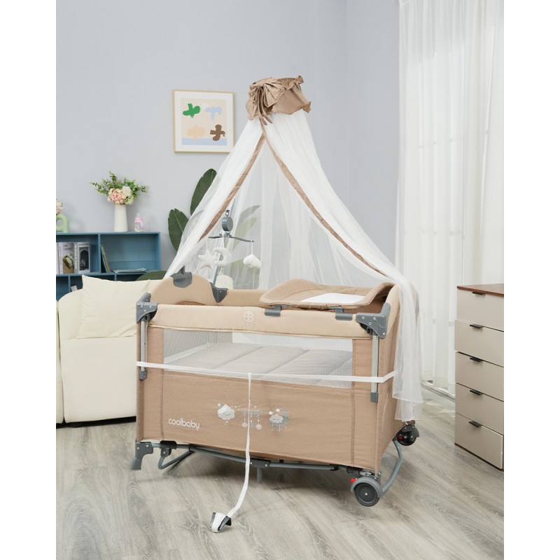 Electric Baby Cradle - 5 Speed Rocking Modes