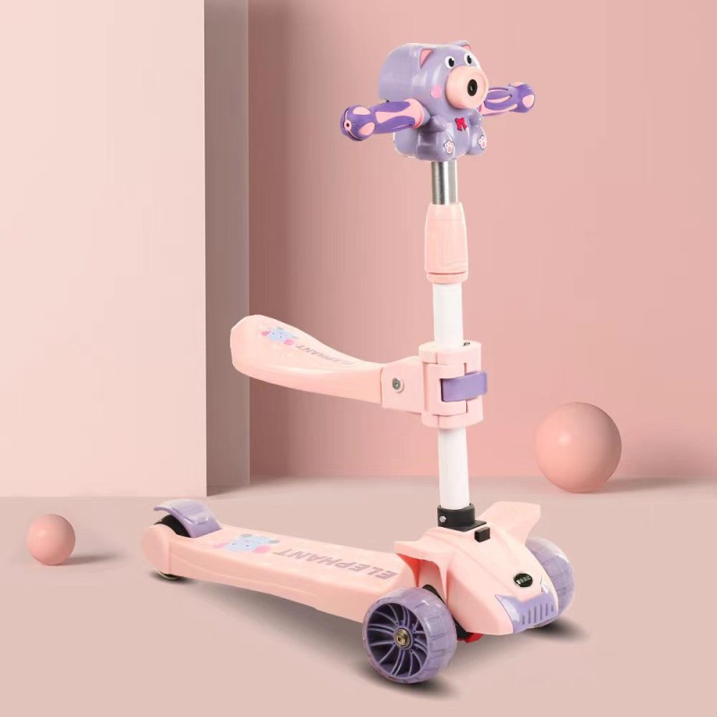 Portable Scooter - Three PU Wheels Vehicle