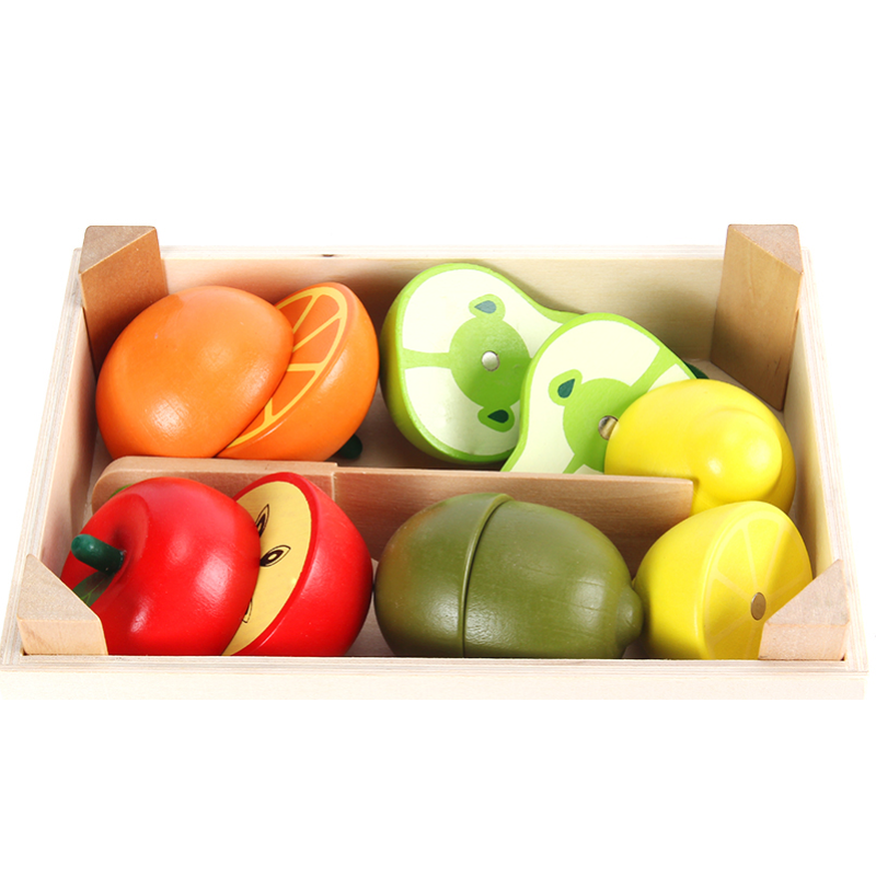 Play Food Set - Cutting Pretend Kitchen Toy