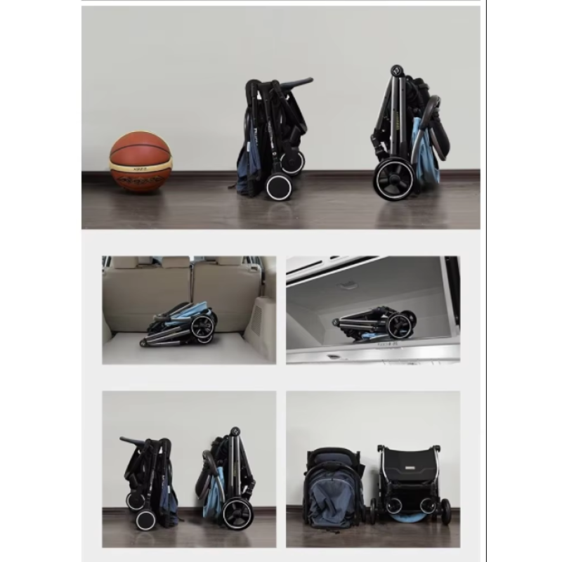 Baby Stroller - Bassinet with Large Wheels